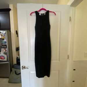 Women's Nasty Gal Black Sleeveless Midi Dress Size S​